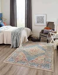 blue new area rug h home decorative art