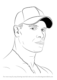 A pencil is an implement for writing or drawing, constructed of a narrow, solid pigment core in a protective casing that prevents the core from being broken or marking the user's hand. How To Draw John Cena Drawingtutorials101 Com John Cena Drawings Wwe Coloring Pages