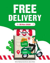 Order from your favorite restaurant and get meals. 1 30 Nov 2020 Tgi Fridays Free Delivery Promotion On Grabfood Everydayonsales Com