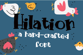 Hilation Font by Illustration Ink · Creative Fabrica