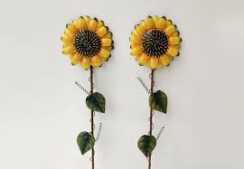 Sunflower Metal Garden Statues Grabone Nz