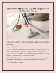 ing carpet cleaning solutions