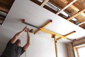 Hanging Drywall On A Ceiling The