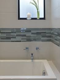 Tub Surround With Glass Tile Accent