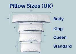 pillow sizes dimensions guide uk