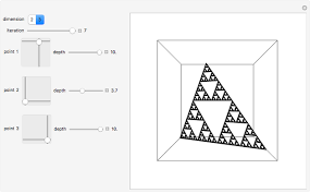 construction of sierpinski triangle in