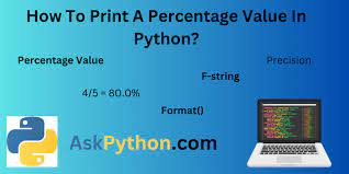 print a percene value in python