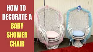 baby shower chair decoration ideas