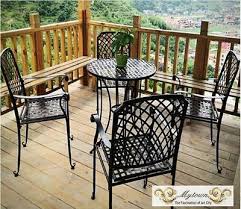 Chairs Patio Set Metal Garden Balcony
