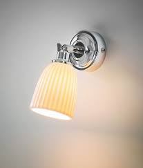 Small Bracket Wall Lights With A Fluted