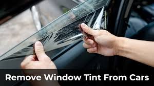 Remove Window Tint From Cars