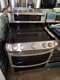 Lg Double Oven Glass Top Stove 1375