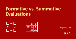 Formative Vs Summative Evaluations