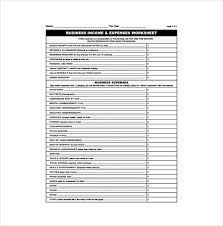 11 Expense Sheet Templates Free Sample Example Format Download