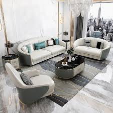 white faux leather sofa set