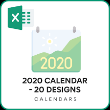 Calendrier 2021 peut etre egalement utilise comme memo pour les fetes ou anniversaires. 2020 Excel Calendar Template Free Download Spreadsheet