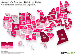 Mapped How Much Student Debt Does Each State Hold