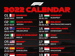 Calendario F1 2022: Todas las fechas definitivas