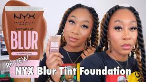 new nyx blur tint foundation review on