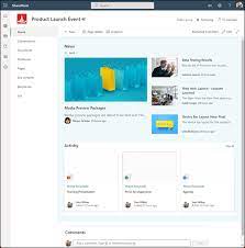 use the sharepoint team collaboration