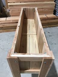 Raised Planter Box Cedar Planter Box
