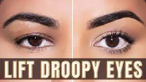 how to instantly lift droopy eyelids