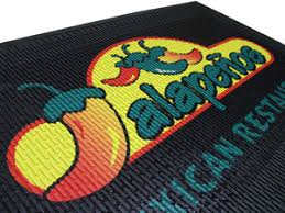 rubber logo mats are custom logo mats