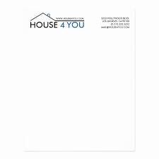 House Letterhead Template Company Letterhead Examplepany Example