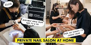 urban company private nail salon comes