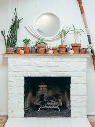 how to paint a brick fireplace yourself