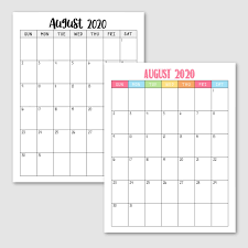 Portrait) on one page in easy to print pdf format. Large Print 2021 Calendar Free Printable Krafty Planner