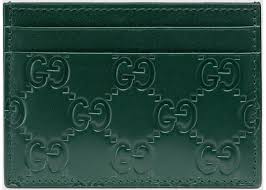 Maybe you would like to learn more about one of these? Gucci Card Case Guccissima Green In Leather