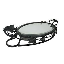 Wrought Iron Centerpiece Serving Tray