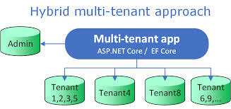 multi tenant apps using asp net core