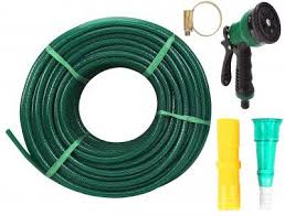 Green Braided Water Pvc Hose Pipe