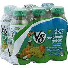 v8 caribbean greens 12 oz 6 pack