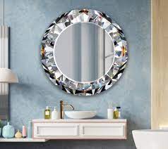 Large Round Mirror Wall Decor Tempered