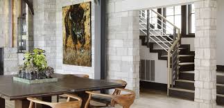 Stone Veneer Interior Design Living