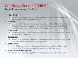 Windows Server 2008 R2 New Features Sandro Galdava Ppt