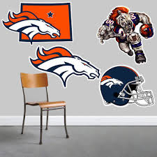 Denver Broncos Wall Art 4 Piece Set