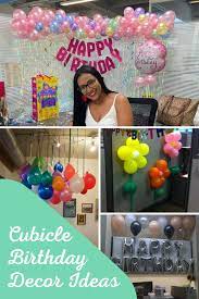 cutest cubicle birthday decor 21 fun