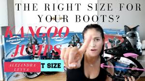 Sizes And Weights For Kangoo Jumps Rebound Boots