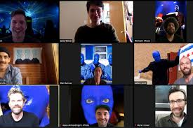 blue men do when they re not in a group