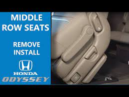 Honda Odyssey 2nd Row Seat Removal And