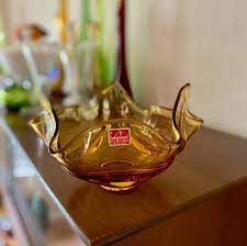 Amber Epic 8608 Glass Bowl By Viking