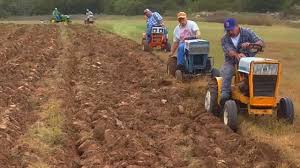 garden tractor plow day in boonville