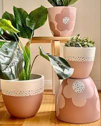 Painted Flower Pots
