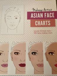makeup artist asian face charts by gina