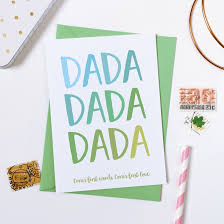 20% off with code zweekendshop. Personalised First Words Father S Day Card Clara And Macy