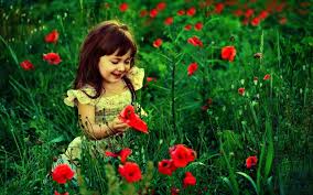 Cute Girl With Flowers HD Wallpapers from the bellow resolutions.